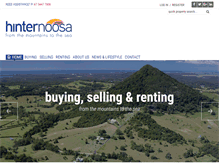 Tablet Screenshot of hinternoosa.com.au